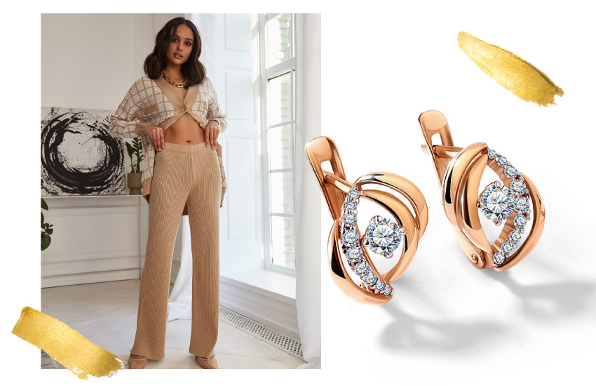 Ким Кардашьян, знаменитости, уроки стиля, тренды, мода, 585 золотой, серьги