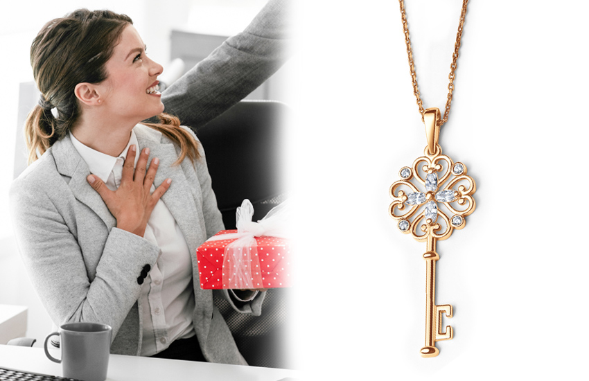 для коллеги, советы, подарки, до 1500, новый год, 585 золотой, подвеска