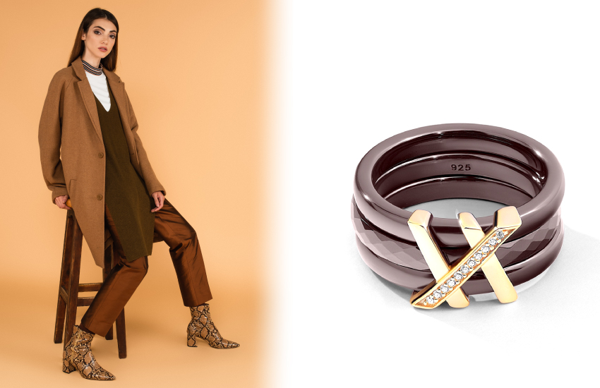 прямые, кожаные брюки, с чем носить, советы стилиста, образ, 585 золотой, кольцо