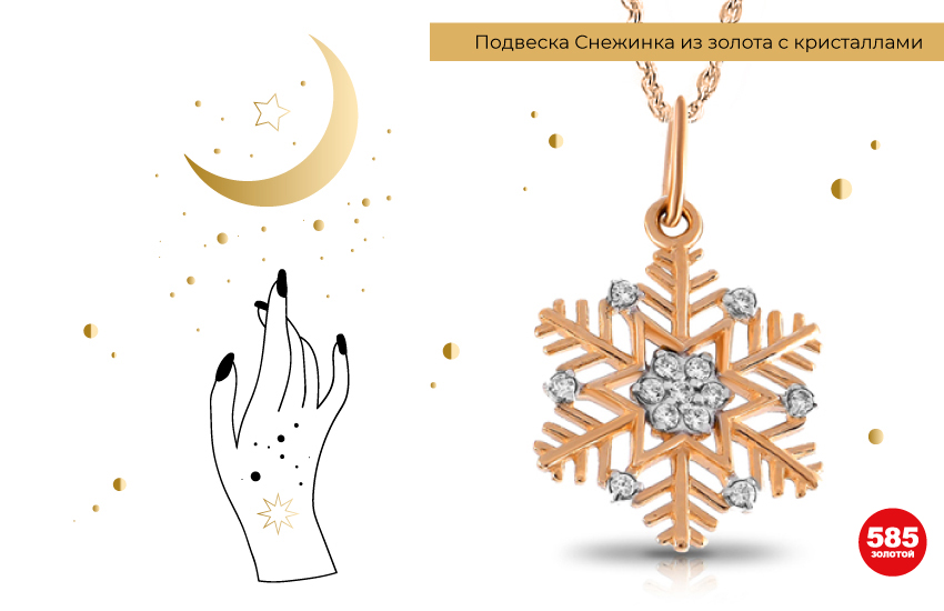 эзотерическая картинка, руки, Луна, снежинка, подвеска снежинка, талисман