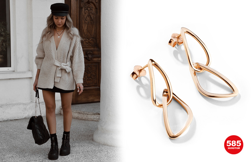 casual, кэжуал, стиль, женственность, как сделать кэжуал женственным, аксессуары, украшения, советы стилиста, 585 золотой