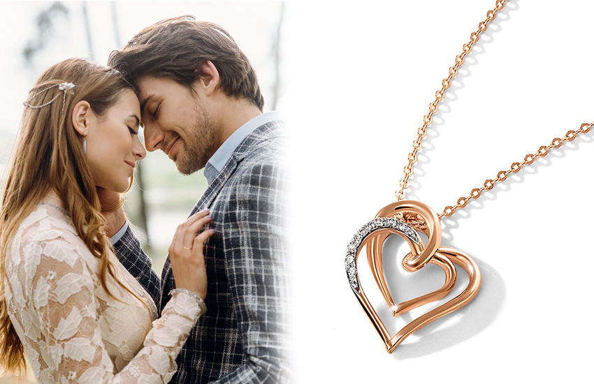 585 золотой ювелирные украшения талисманы подвеска сердечко золото