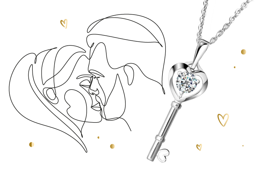 украшения, 14 февраля, подарки, признание в любви, День всех влюбленных, 585 золотой