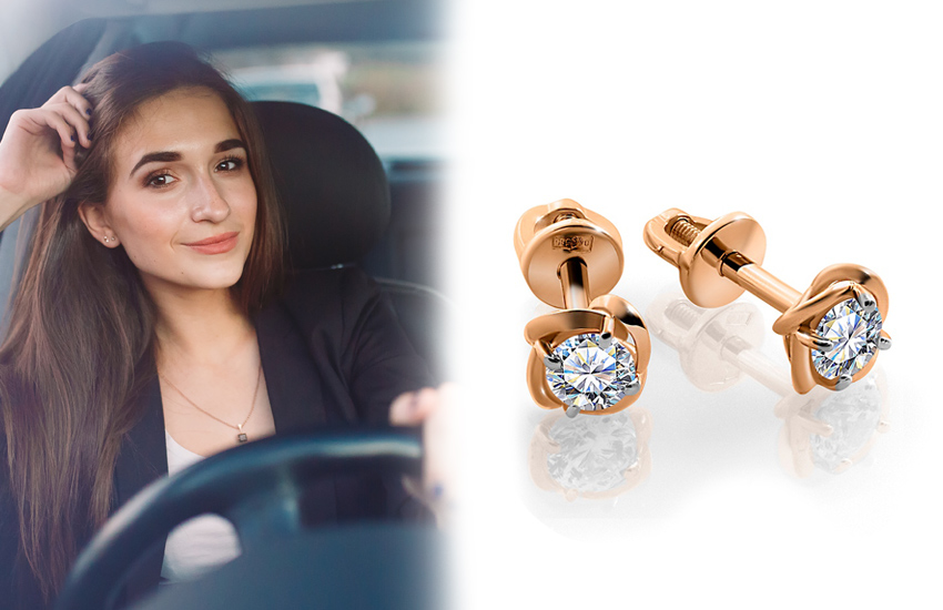 585 золотой ювелирные украшения талисманы серьги кристаллы swarovski