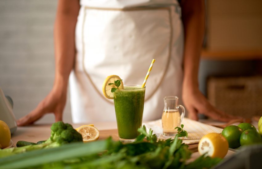 зеленый смузи, ЗОЖ, здоровое питание, как похудеть