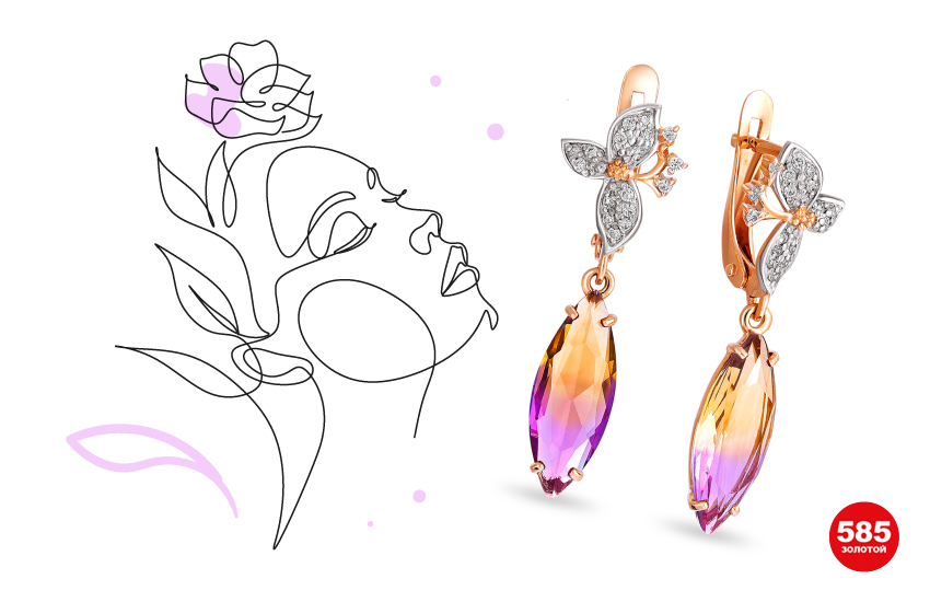 цветочные украшения, цветы, весна, тренды весны, тренд 2022, ювелирный тренд, история украшения, интересные факты об украшениях, история моды, 585 золотой