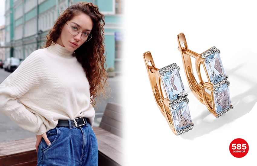 585 золотой, тренды 2022, советы стилиста, украшения, весна 2022, серьги