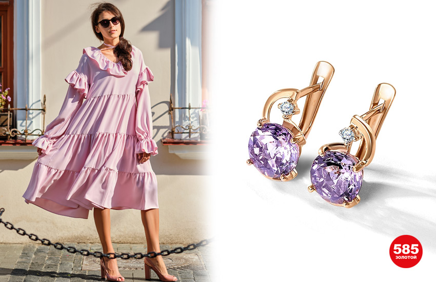 платье, тренд весна лето 2022, советы стилиста, женственность, 585 золотой