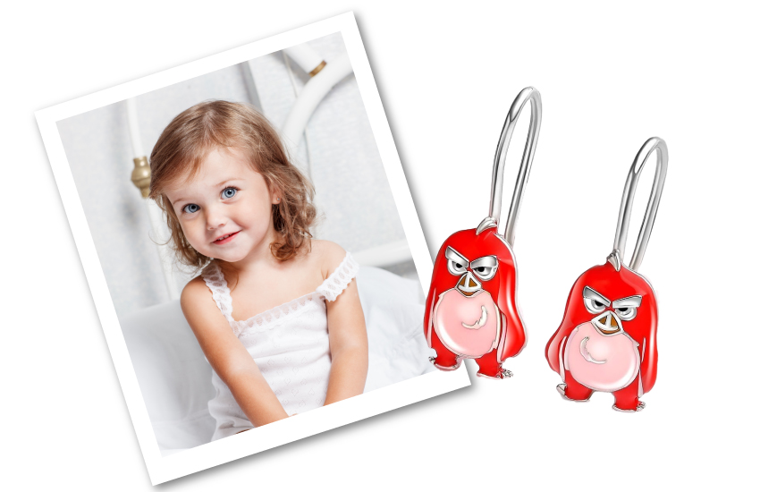 детские украшения, аксессуары для девочки, детская мода, 585 золотой, подарок для девочки, серьги