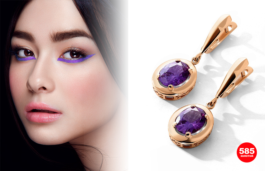 макияж, как повторить, milky, бьюти-тренд, косметика, советы визажиста, 585 золотой, украшения, серьги