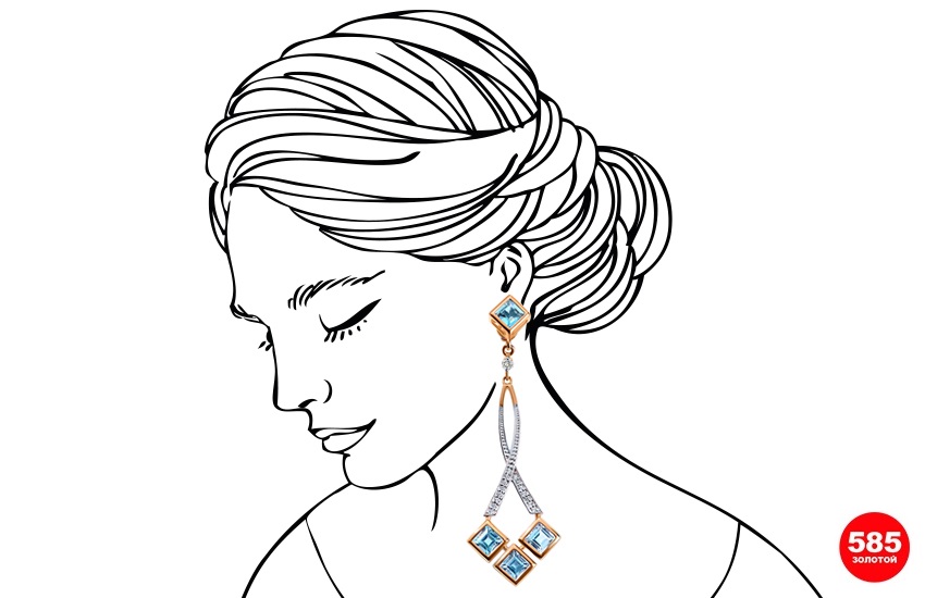 серьги, серьги для весны, ювелирные тренды, тренды 2022, украшения, весна лето 2022, стиль, 585 золотой