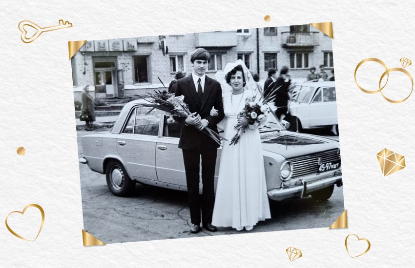 Антология свадеб: история Галины и Сергея и домашние застолья 80-х