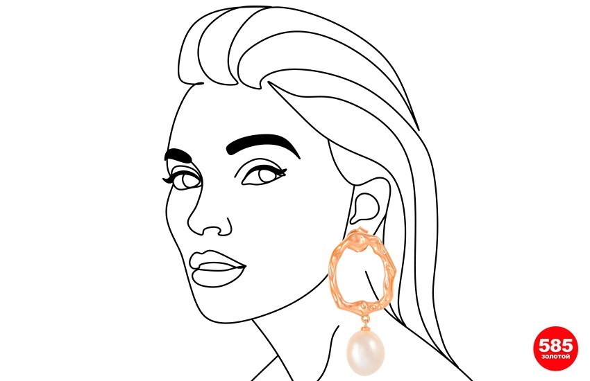 серьги, серьги для весны, ювелирные тренды, тренды 2022, украшения, весна лето 2022, стиль, 585 золотой