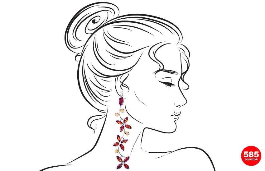 серьги, серьги для весны, ювелирные тренды, тренды 2022, украшения, весна лето 2022, стиль, 585 золотой