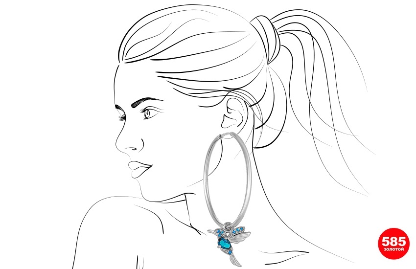 серьги, серьги для весны, ювелирные тренды, тренды 2022, украшения, весна лето 2022, стиль, 585 золотой