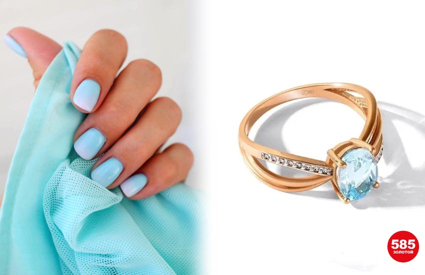 цвета летнего маникюра тренды 585 золотой ювелирные украшения кольцо
