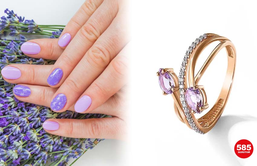 цвета летнего маникюра тренды 585 золотой ювелирные украшения кольцо