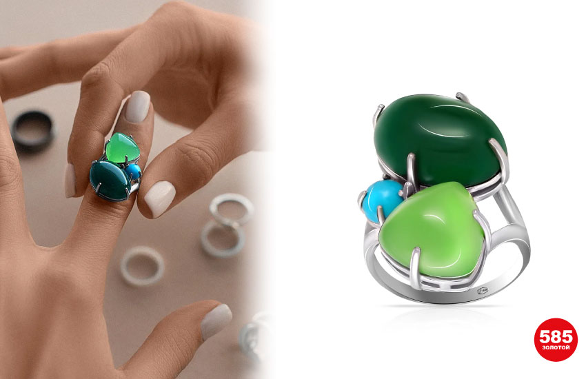 ювелирный тренд ювелирные украшения кабошон гладкая огранка 585 золотой драгоценные камни 