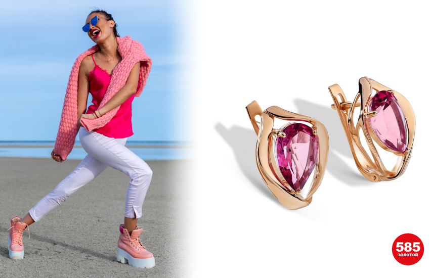 лето 2022, тренды лета, летняя мода, смелые тренды, яркие тренды, советы стилиста, украшения, аксессуары, 585 золотой