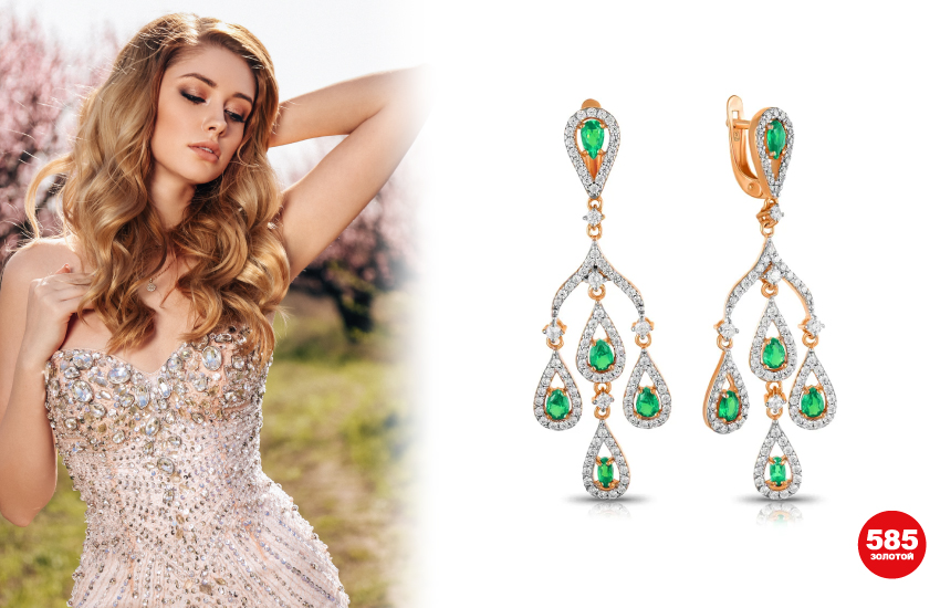 стили в украшениях, аксессуары, история моды, история украшений, ювелирные изделия, серьги, 585 золотой