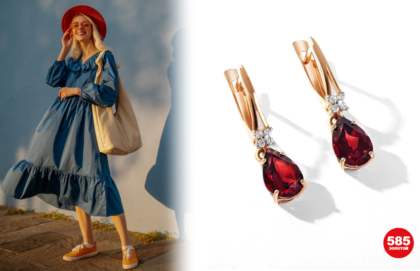 летняя мода, платье, без каблуков, летняя обувь, советы стилиста, мода, стиль, тренды лета 2022, украшения, аксессуары, 585 золотой