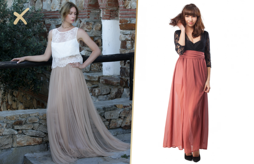 антитренды лета, немодные юбки, как не модно, длинная юбка