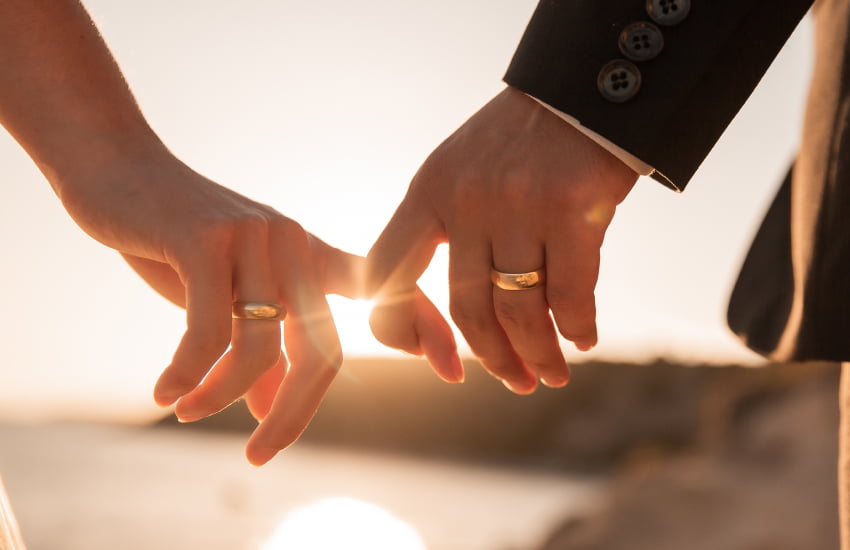 жених и невеста, свадьба, обручальные кольца
