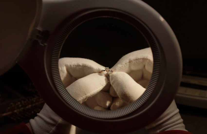 золотое кольцо, ювелирный завод, 585золотой