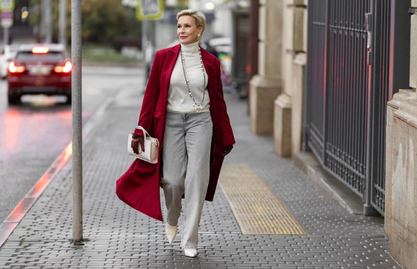 девушка, зима, джинсы