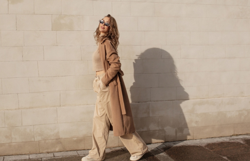 девушка, зима, джинсы, немодный образ