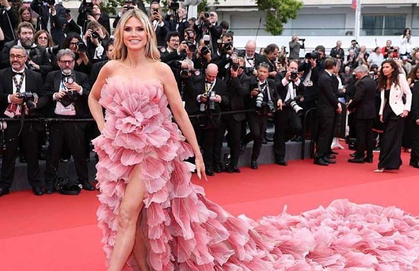 каннский кинофестиваль, красная дорожка, хайди клум