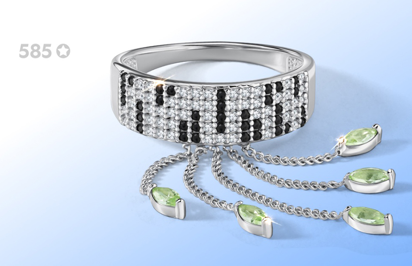 585*Золотой, Драгоценная Россия, новая коллекция