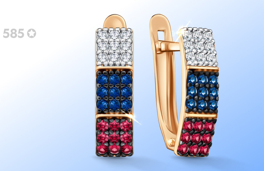 585*Золотой, Драгоценная Россия, новая коллекция