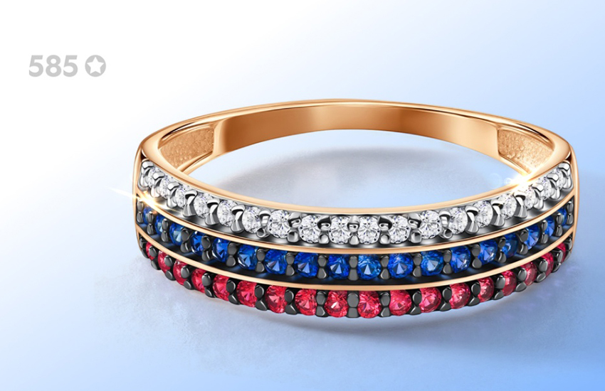 585*Золотой, Драгоценная Россия, новая коллекция