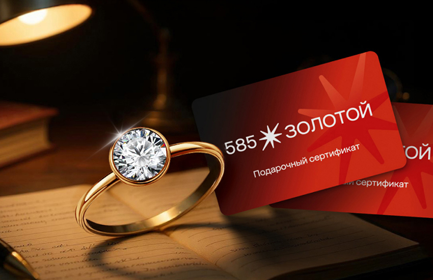 585 Золотой, подарочный сертификат, 1 сентября