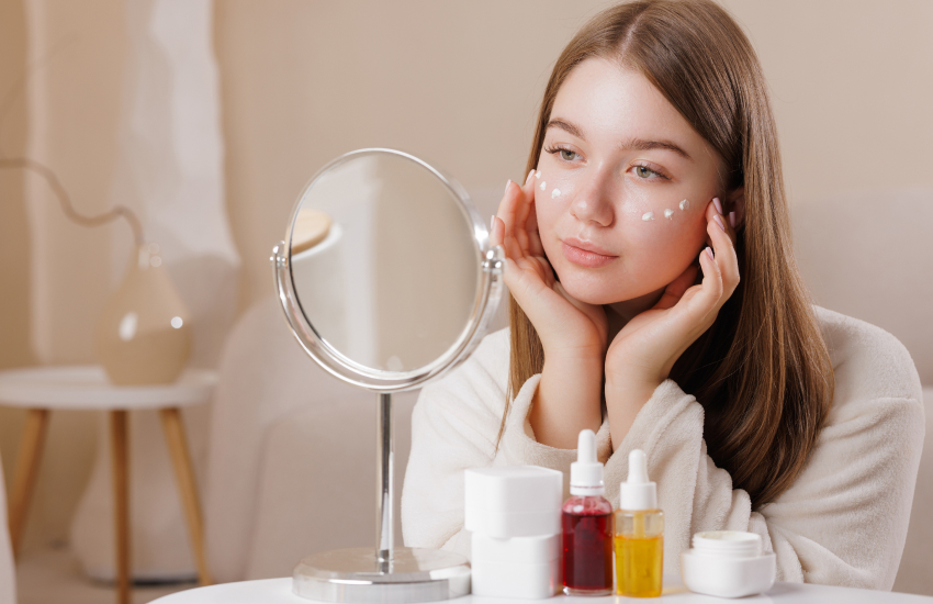 девушка, зима, уход за кожей, сыворотки