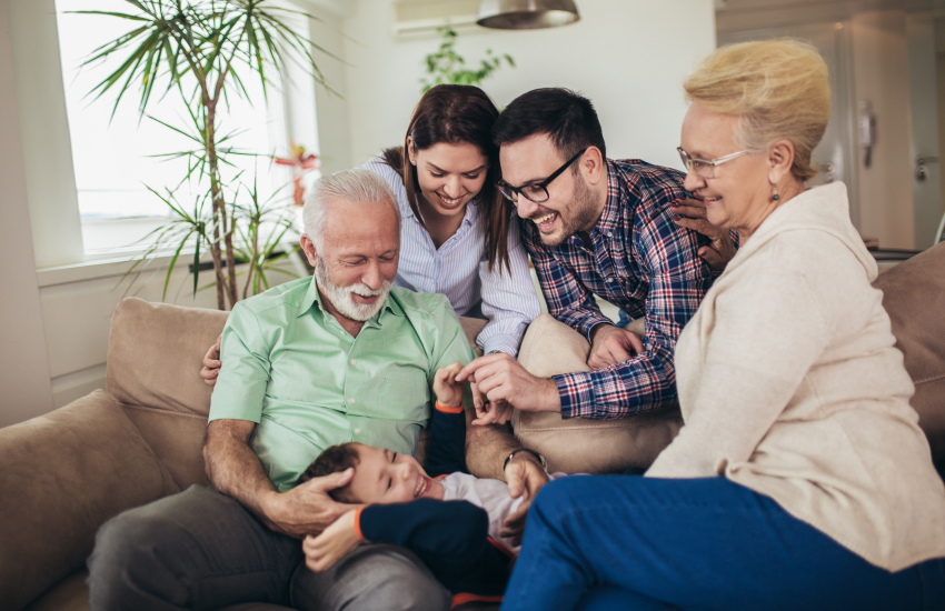 новогодние праздники, семья, гости