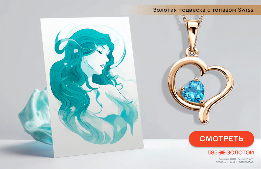 гороскоп на март 2026, любовный гороскоп, подвеска-сердечко, знак гороскопа Водолей