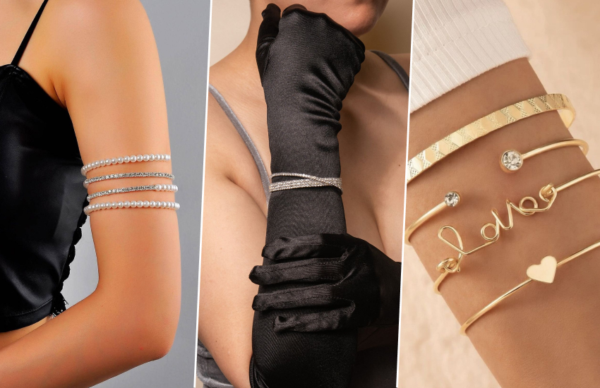 С перчатками, часами и на плече: 5 модных способов носить браслеты