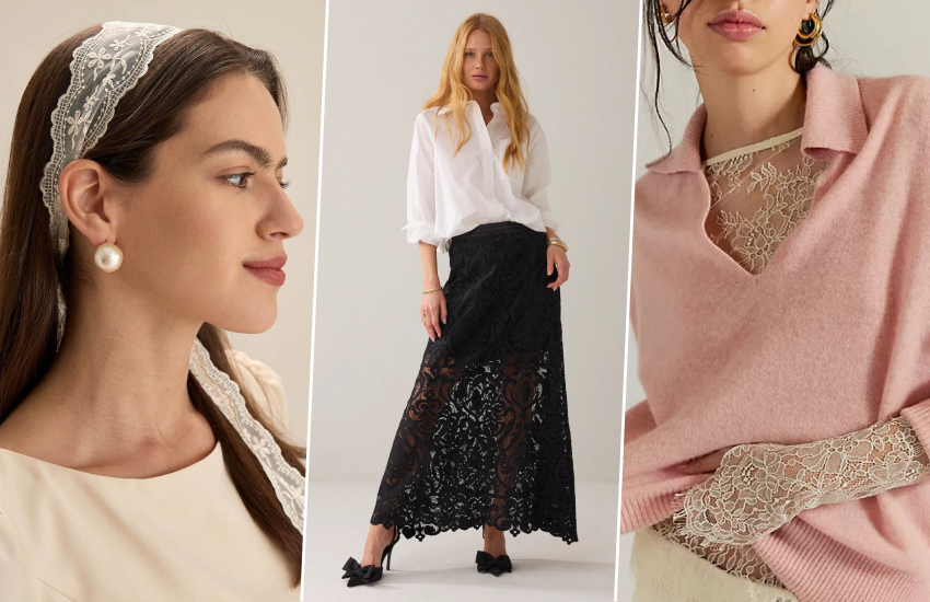 Кружево: самый нежный тренд весны 2026