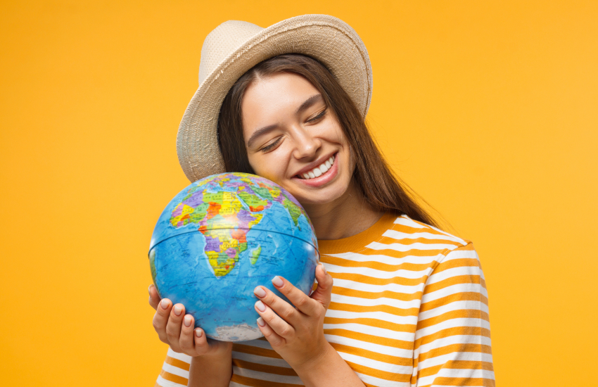 девушка, забота о планете