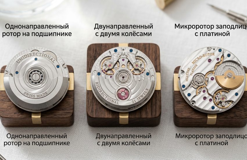 Типы механизмов автоподзавода